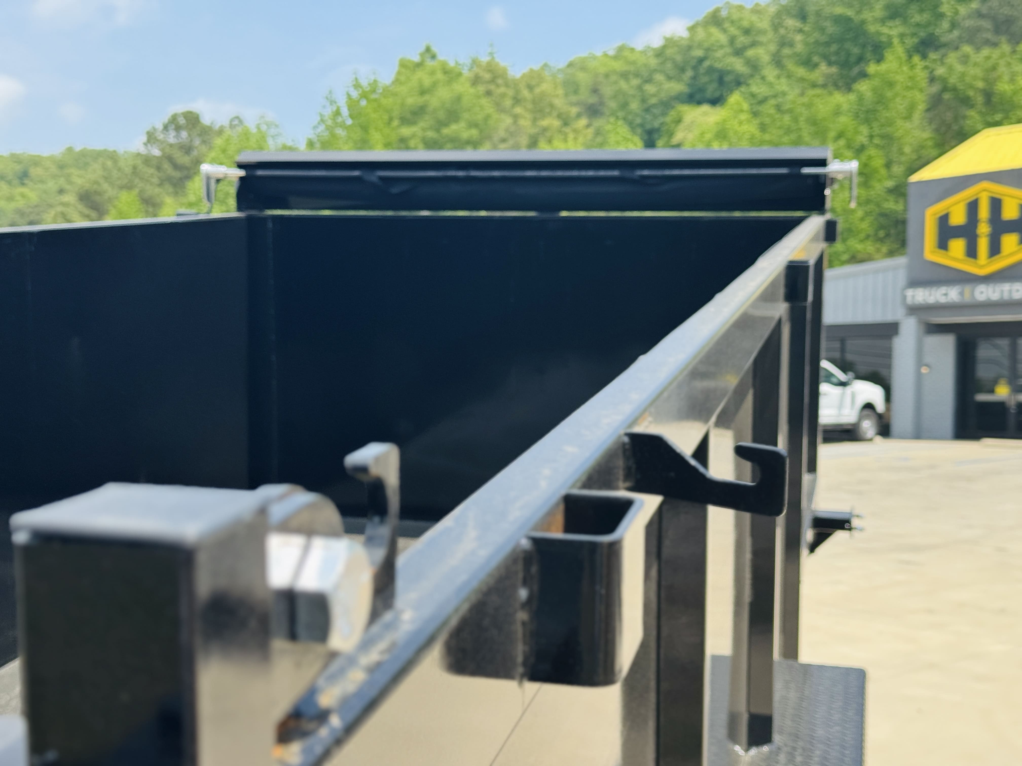 Caliber Trailers - CALDTXD716S4 - 7X16 16K DUMP TRAILER - 4' SIDES