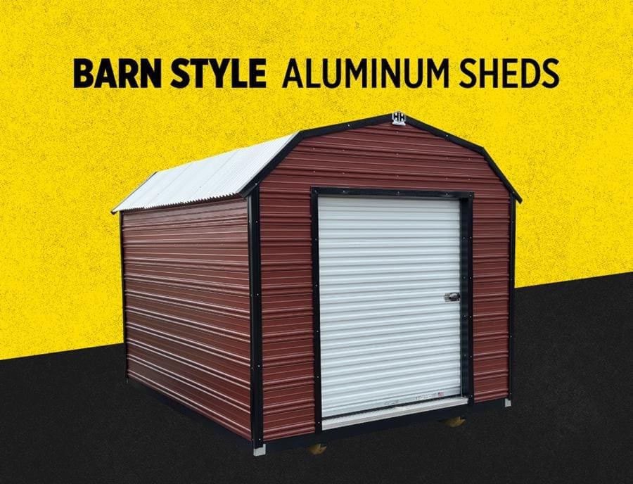 Aluminum Barn Style Shed