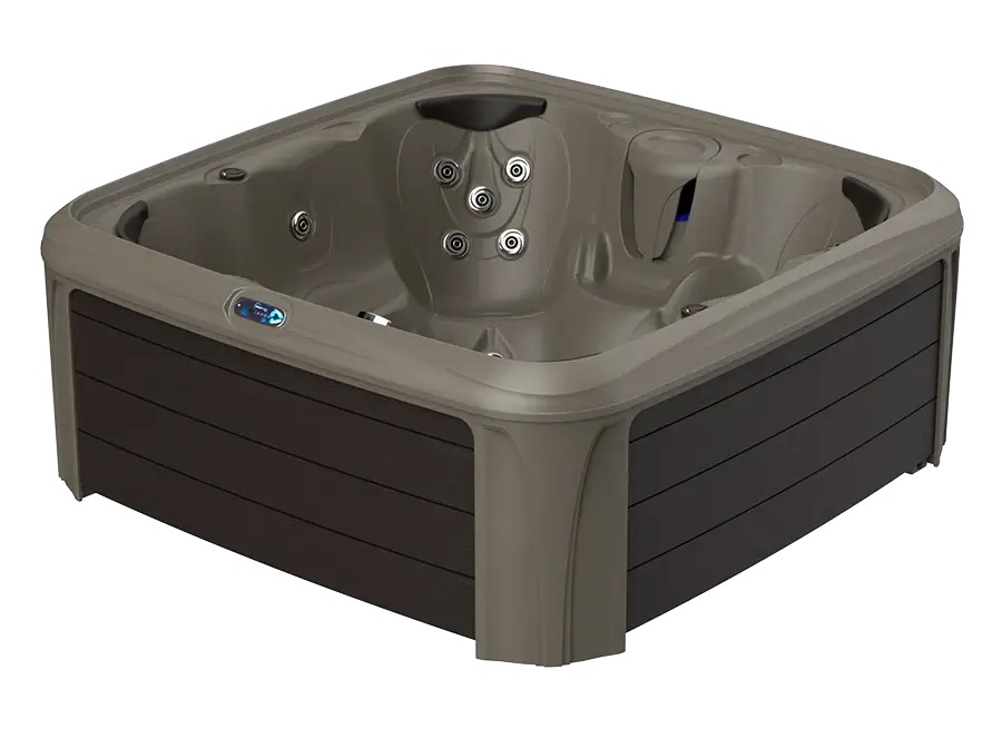 DreamMaker 2300S hot tub in the Sahara and Coffee Syncrylic finish