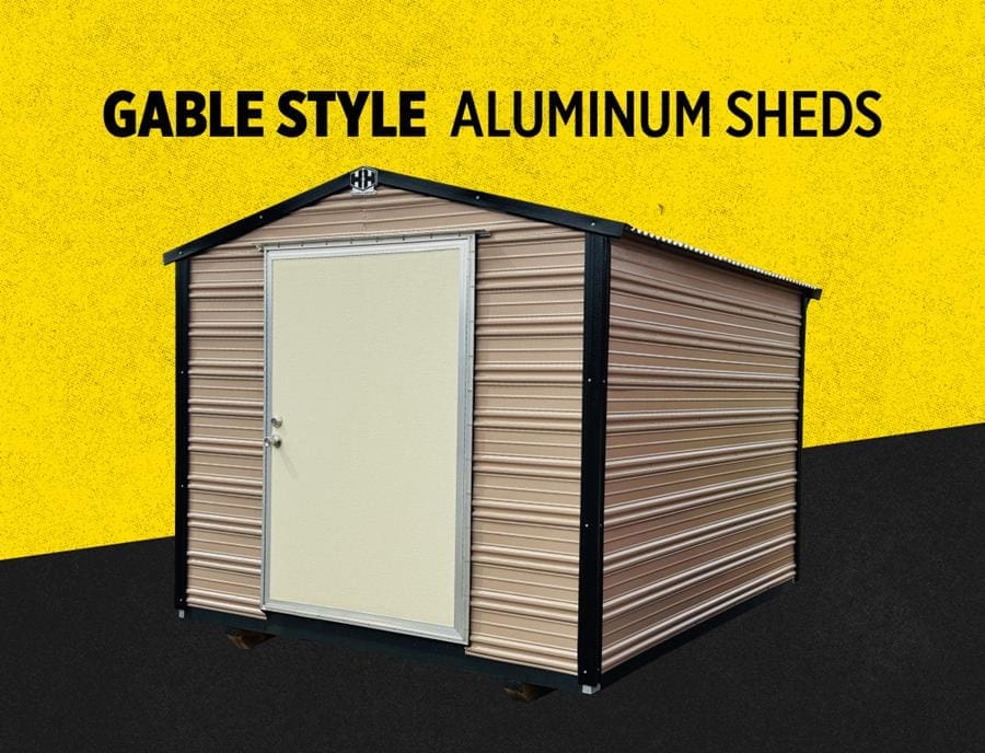 Aluminum Gable Style Shed