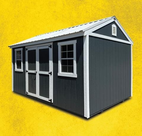 H&H wood side utility shed