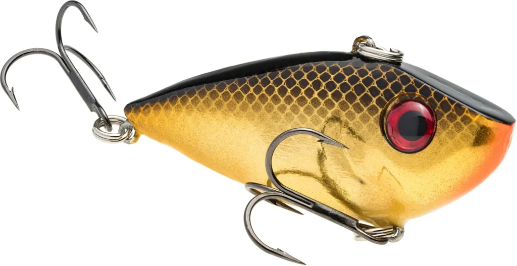 Strike King Red Eyed Shad 1/2 oz - Gold Black Back