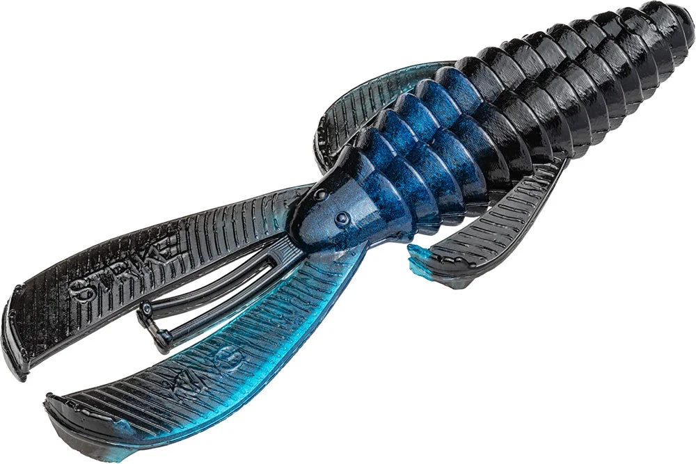 Strike King Rage Bug 4" - Black Blue Swirl