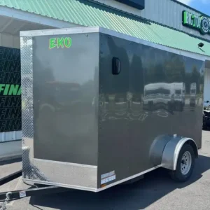 Arising ARI6x10EKOWHT - Eko White Single Axle Enclosed Trailer