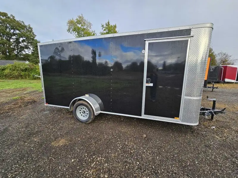 Arising ARI7x14BLK - Eko Black Single Axle Enclosed Trailer