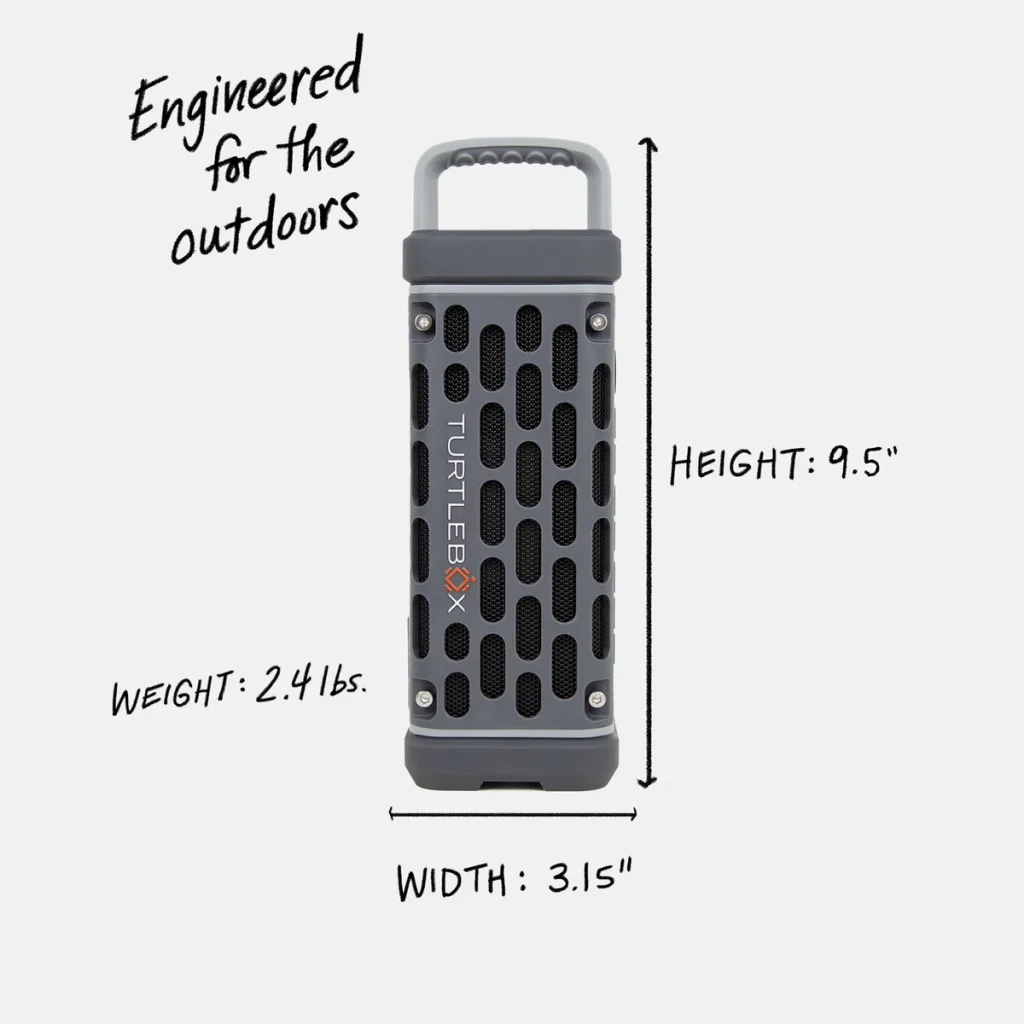 Turtlebox Ranger Speaker - Gray