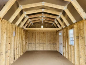 Inside a H&H Shed
