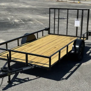 Bye-Rite 6x12 Medium Duty Single Axle Utility Trailer w/ 2' Mesh Sides - UM612MS2