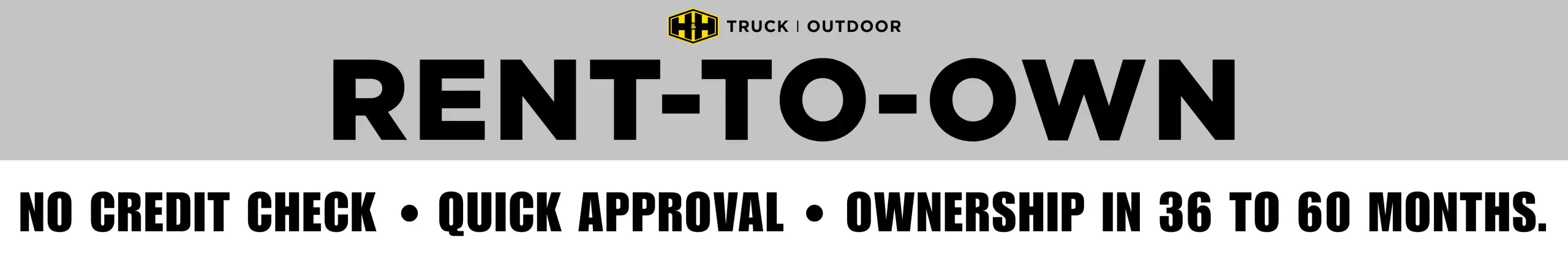 H&H rent-to-own program promotional graphic