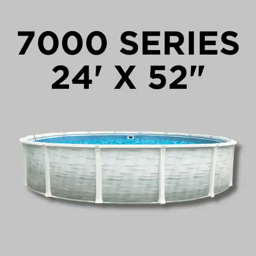 Above-ground pool size and style option