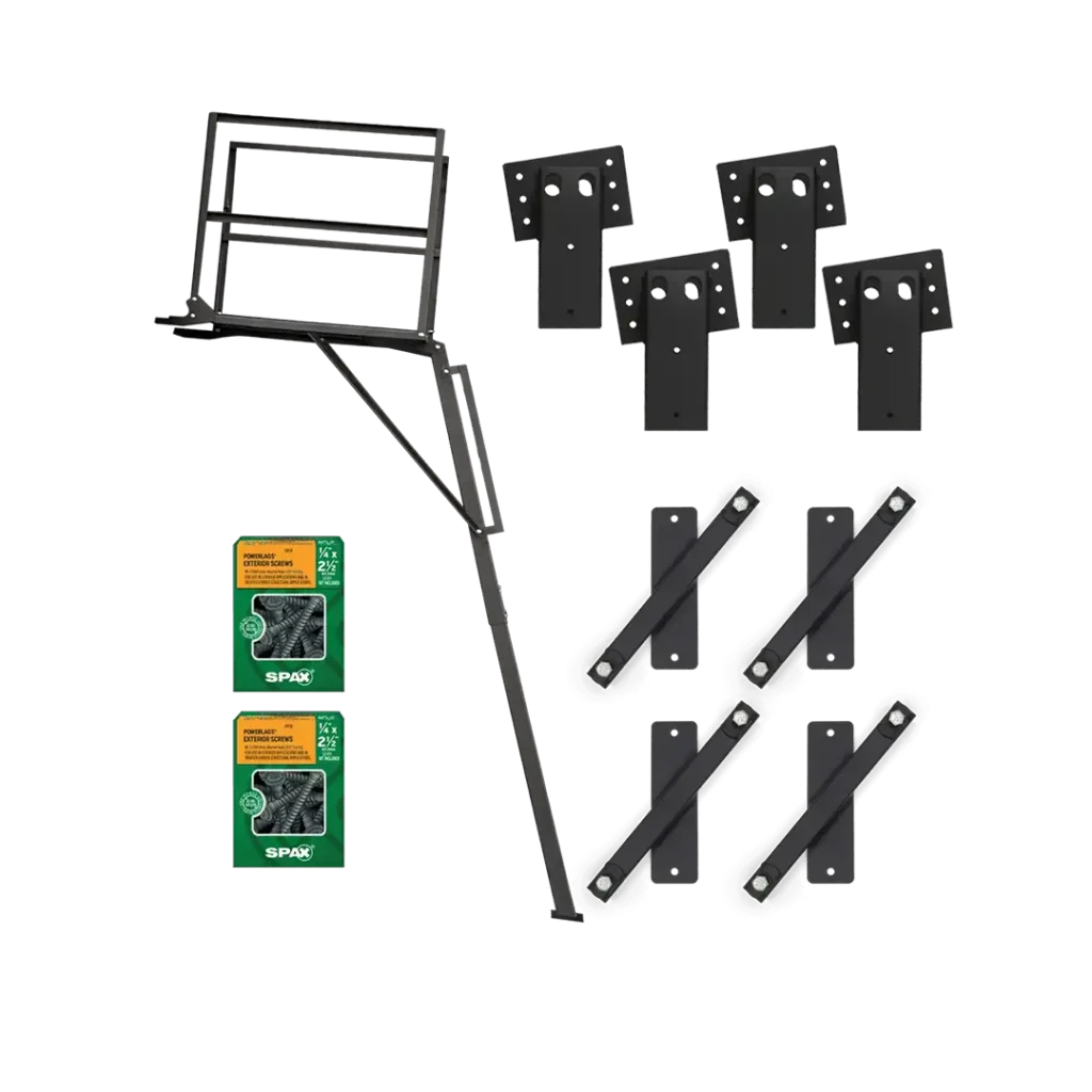 Shadow Hunter DIY Wood Elevation Bundle (Stair/Platform + Brackets + Anchors)