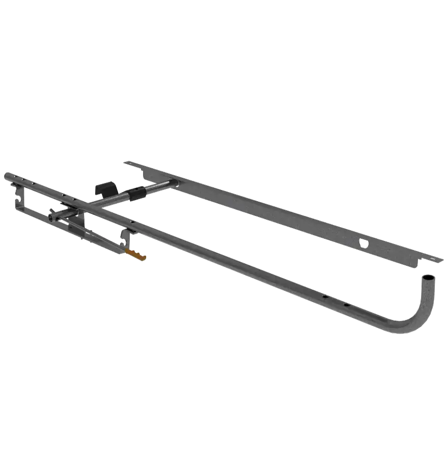Locking Ladder Rack, Curbside – Ford Transit Low Roof, GM Express/Savana