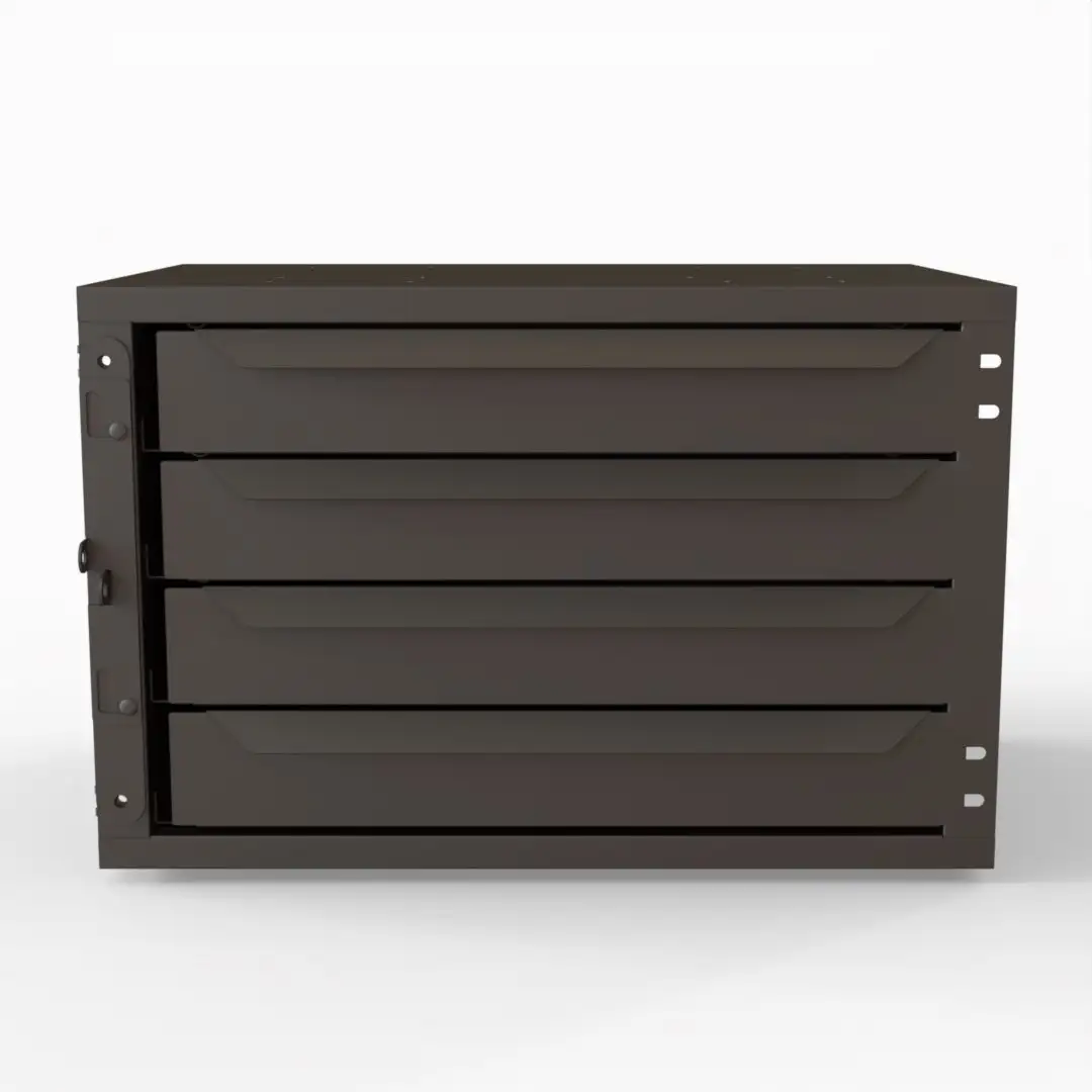 4-Drawer Cargo Van Storage Cabinet – 12″H x 18.5″W x 12″D