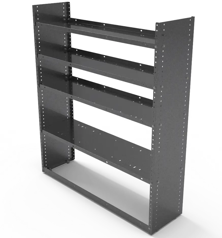 Solid End Shelving Module – 46″H x 43″W x 12″D