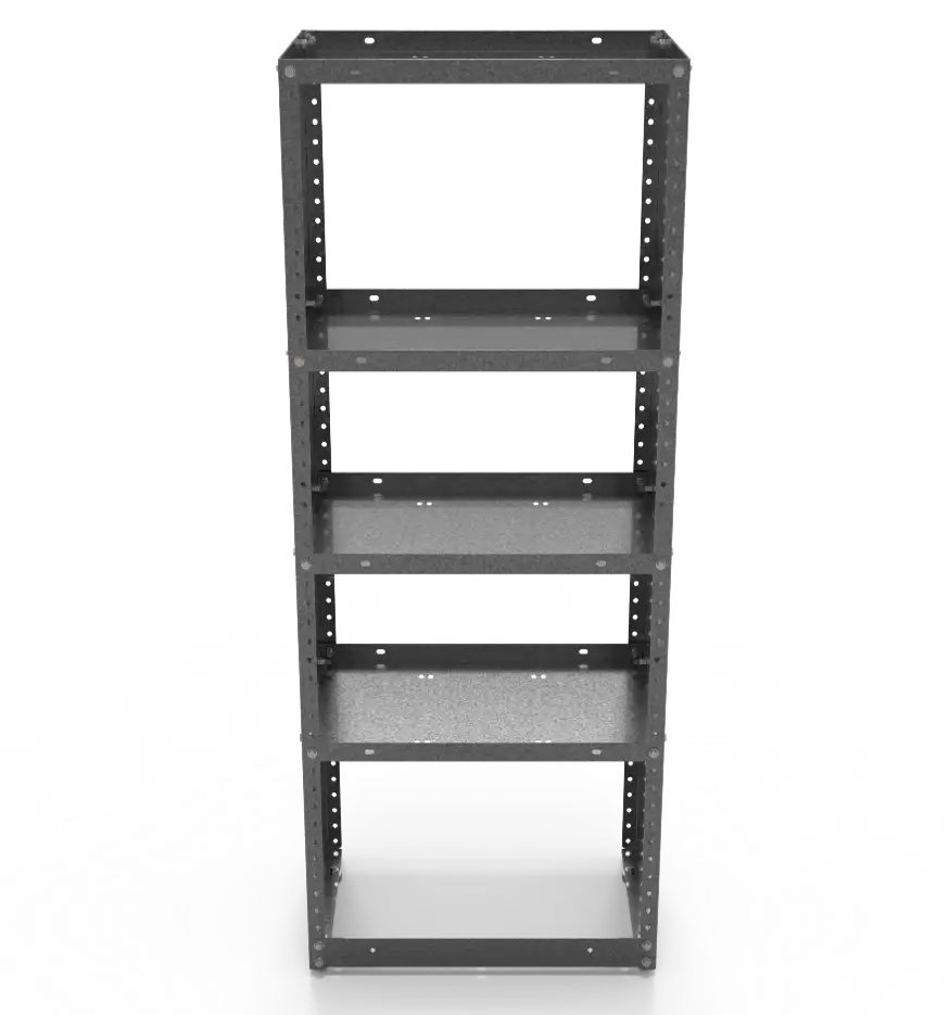 Solid End Shelving Module – 46″H x 19″W x 12″D
