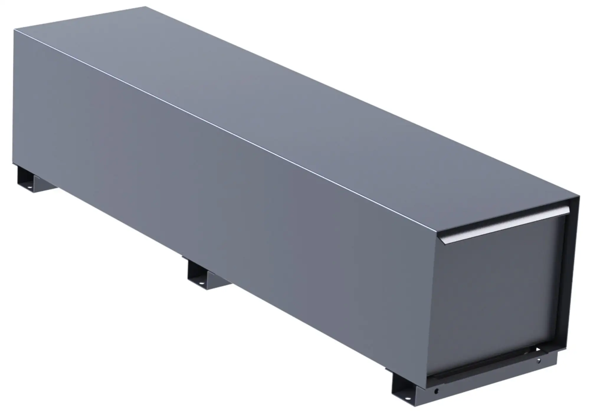 Single Compartment Cargo Van Floor Drawer – 12″H x 12″W x 48″D