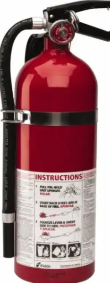 Fire Extinguisher and Mount – 5 lbs