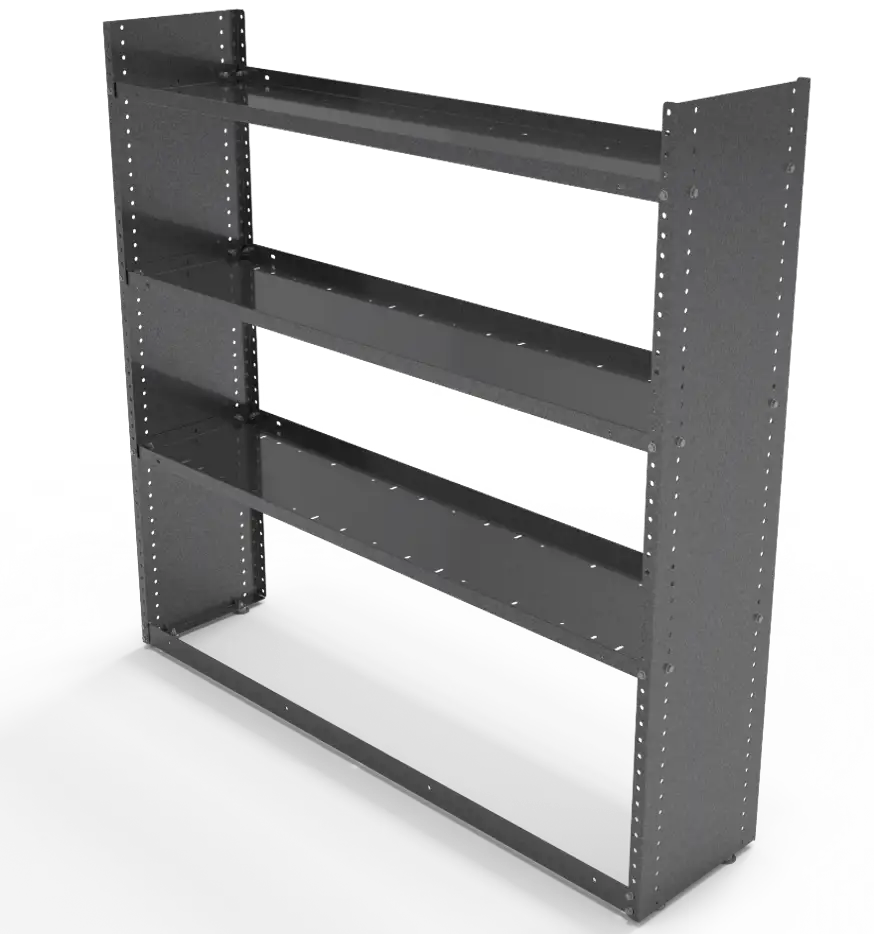 Solid End Shelving Module – 46″H x 51″W x 12″D