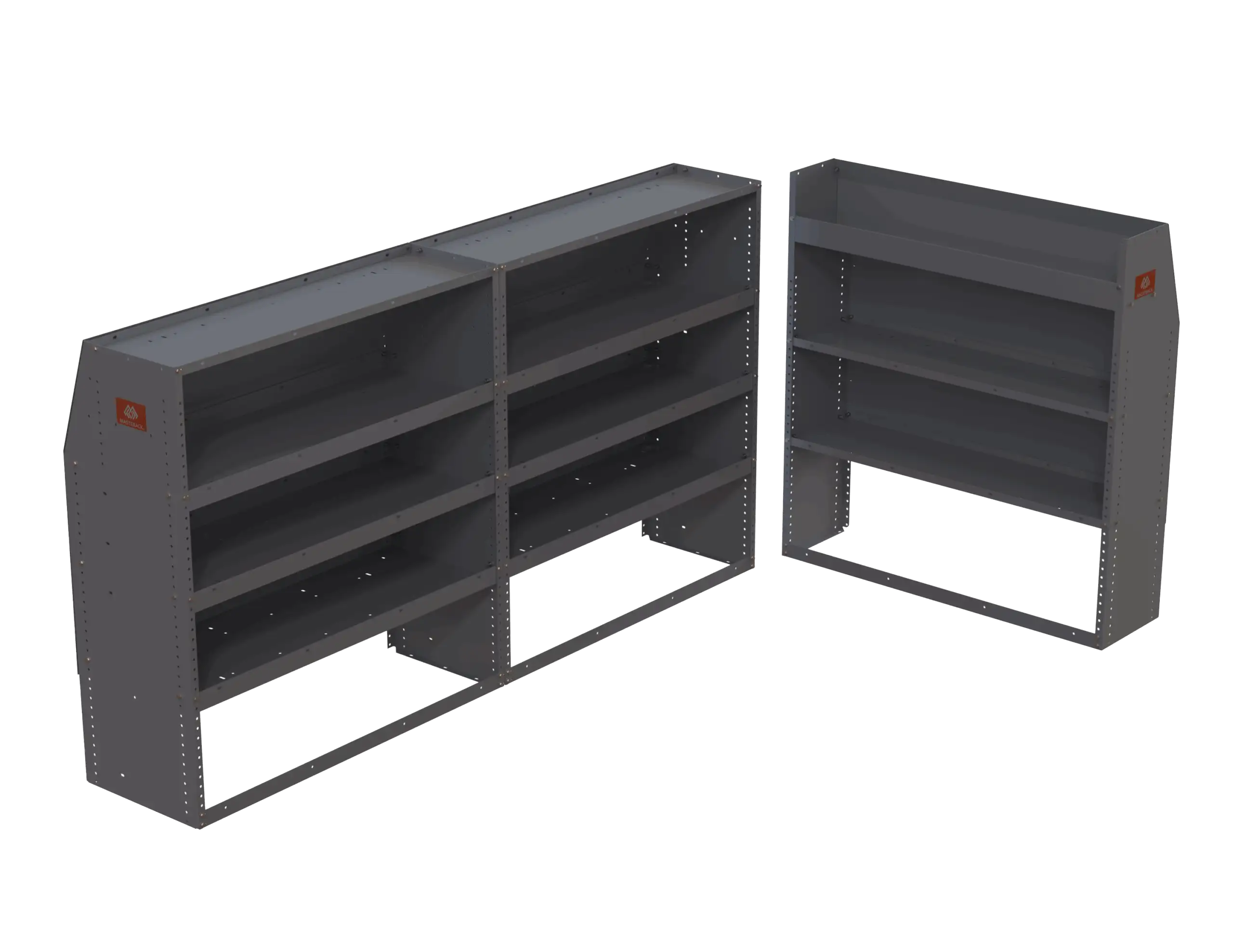 Cargo Van Base Shelving Package – Ford Transit Low Roof, GM Express/Savana