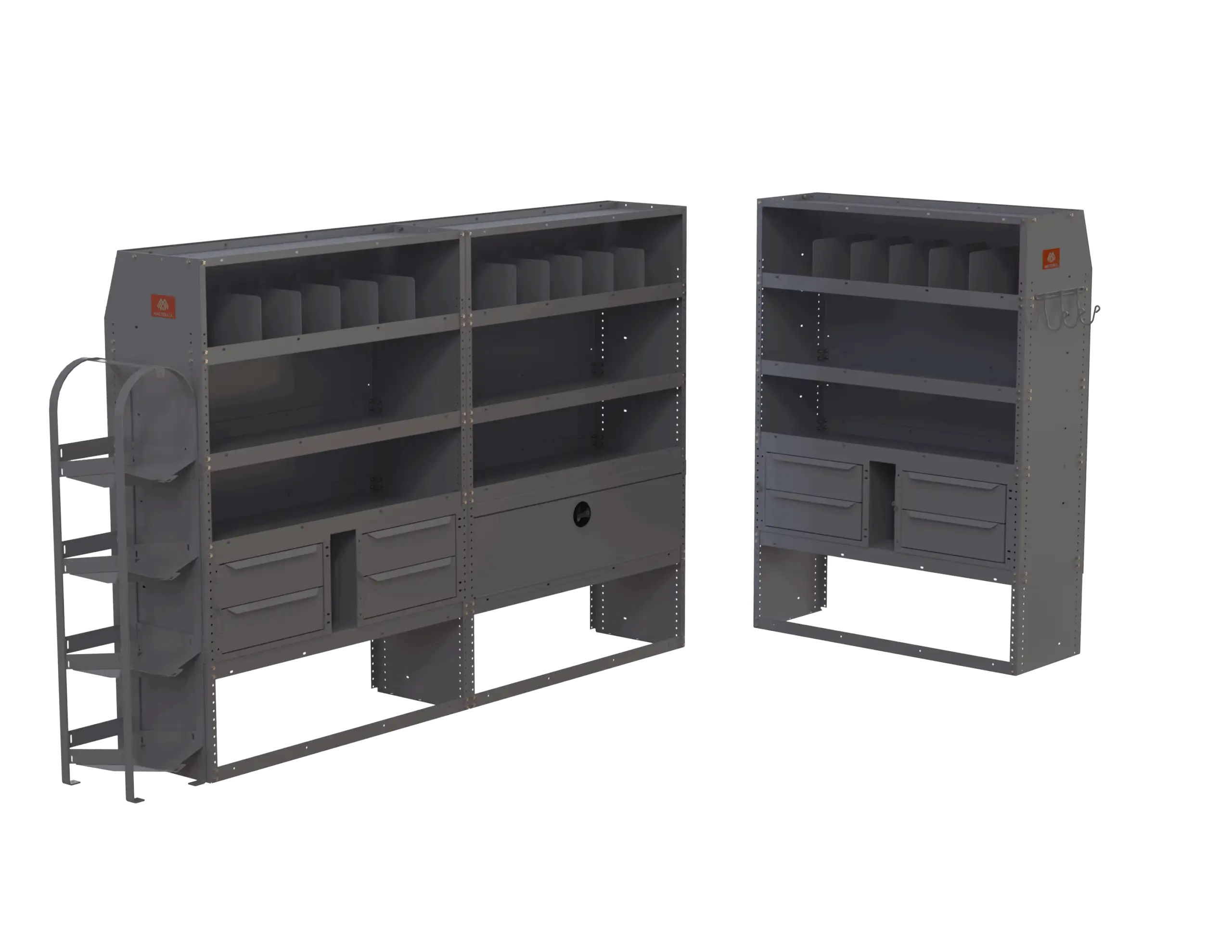 HVAC Cargo Van Shelving Package – Medium and High Roof Vans