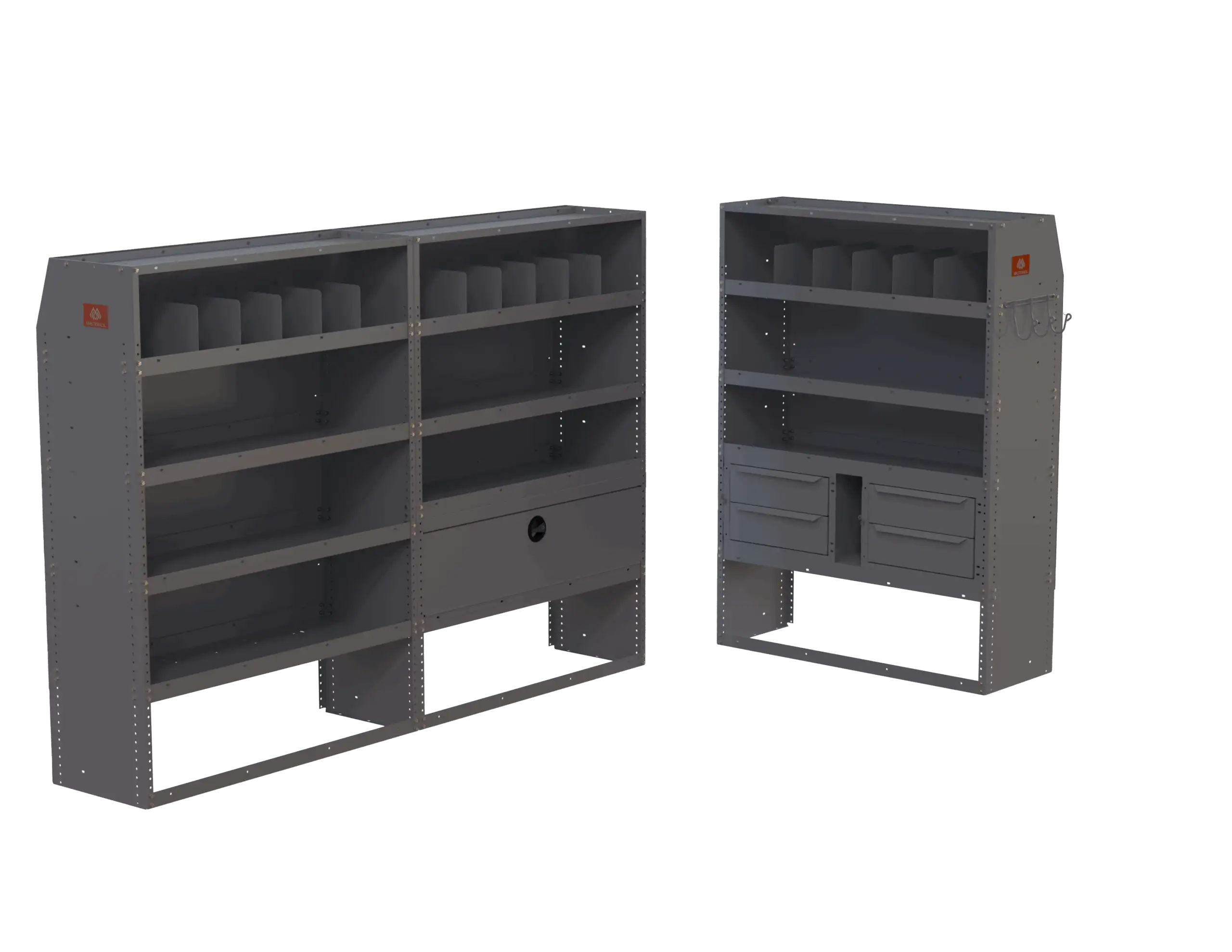 General Service Contractor Cargo Van Shelving Package – Medium and High Roof Vans