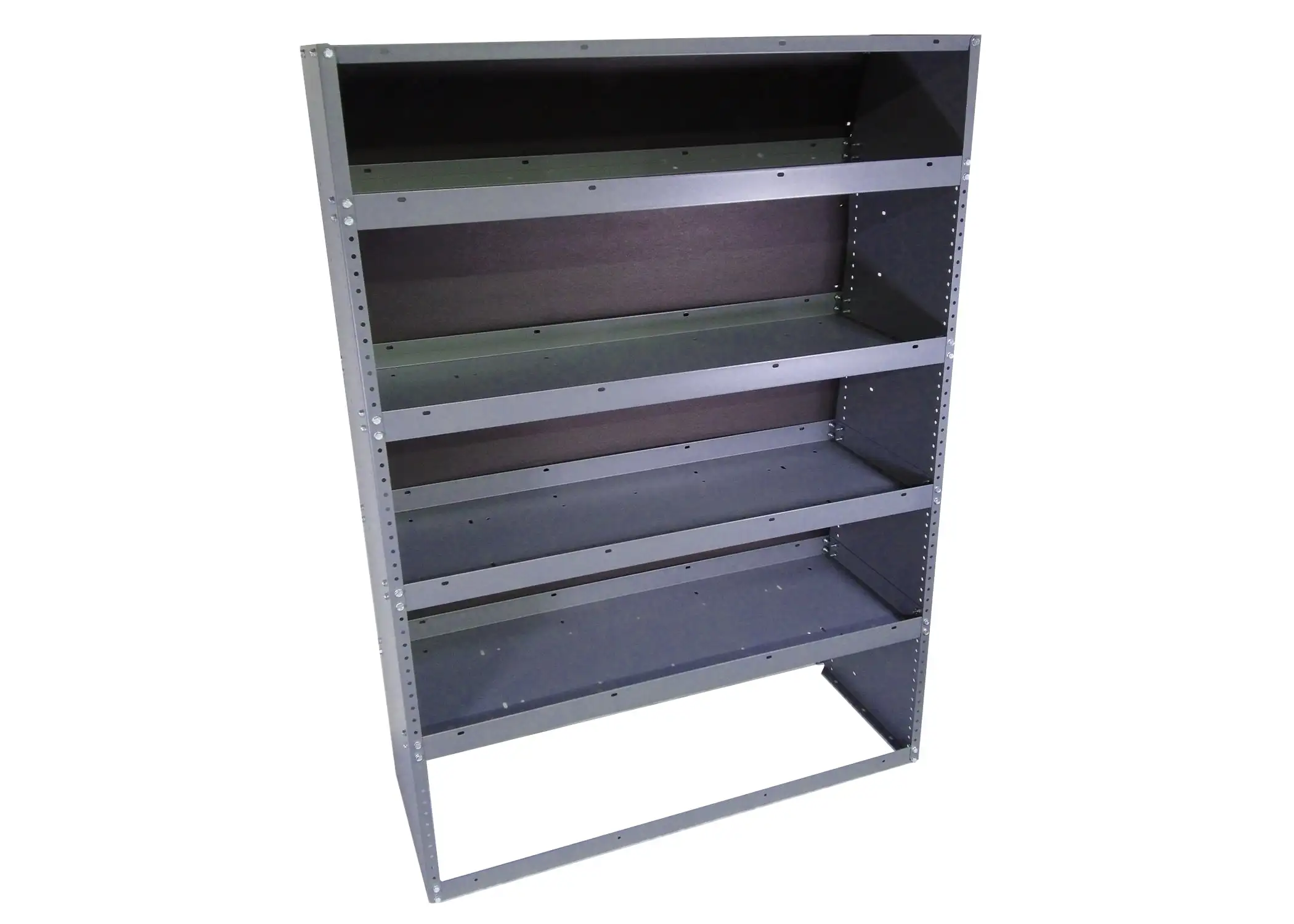 16″ Deep Tapered Shelving Module – 60″H x 37″W x 16″D