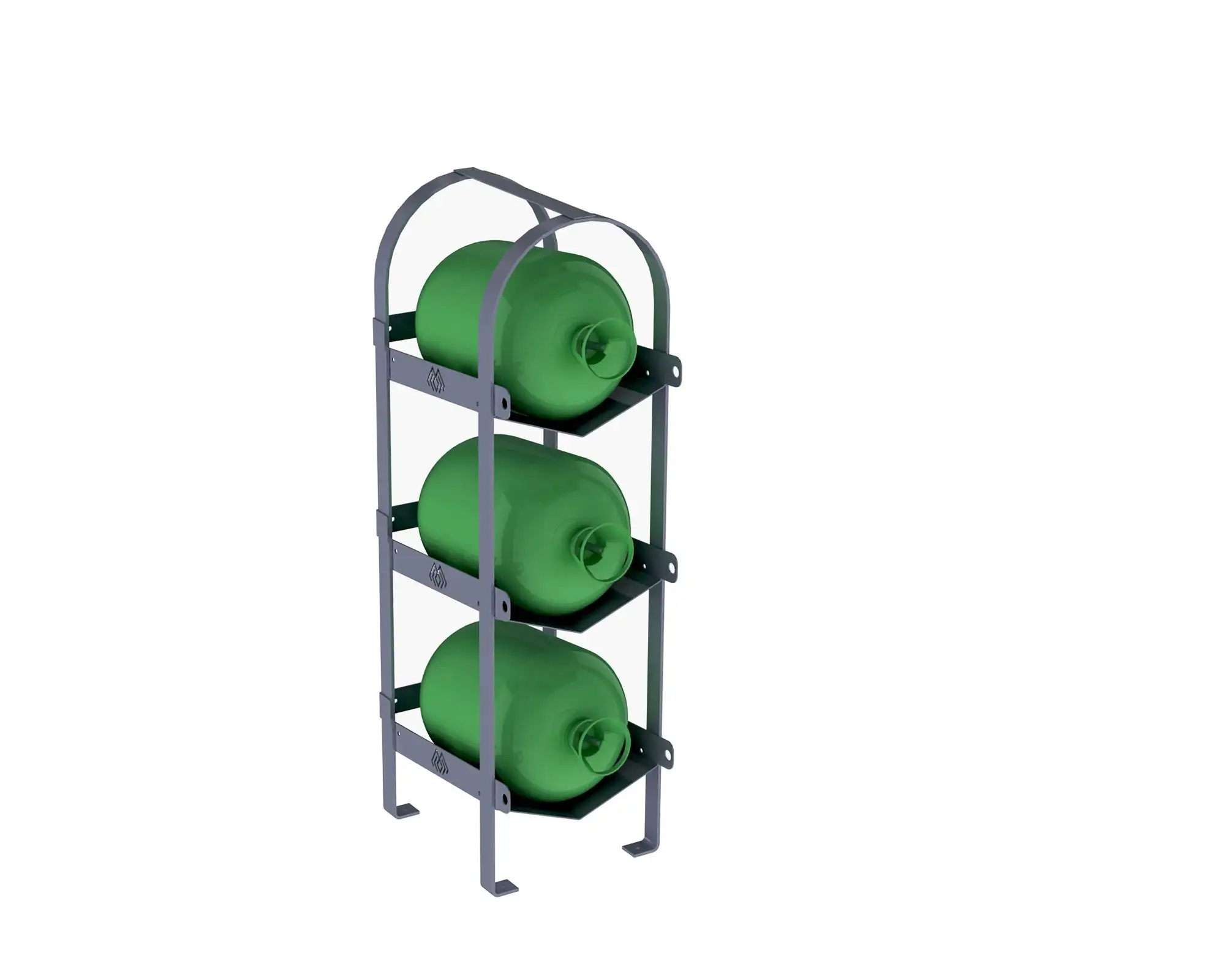 Refrigerant Tank Rack – 3 x 30 lb Tanks
