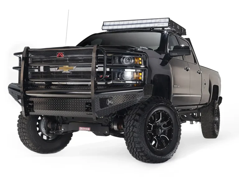 Fab Fours Black Steel Front Bumpers