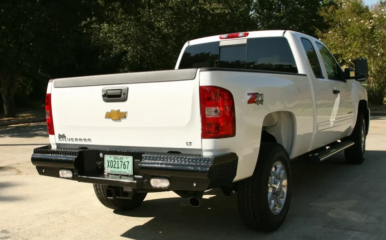 Fab Fours Black Steel Rear Bumpers