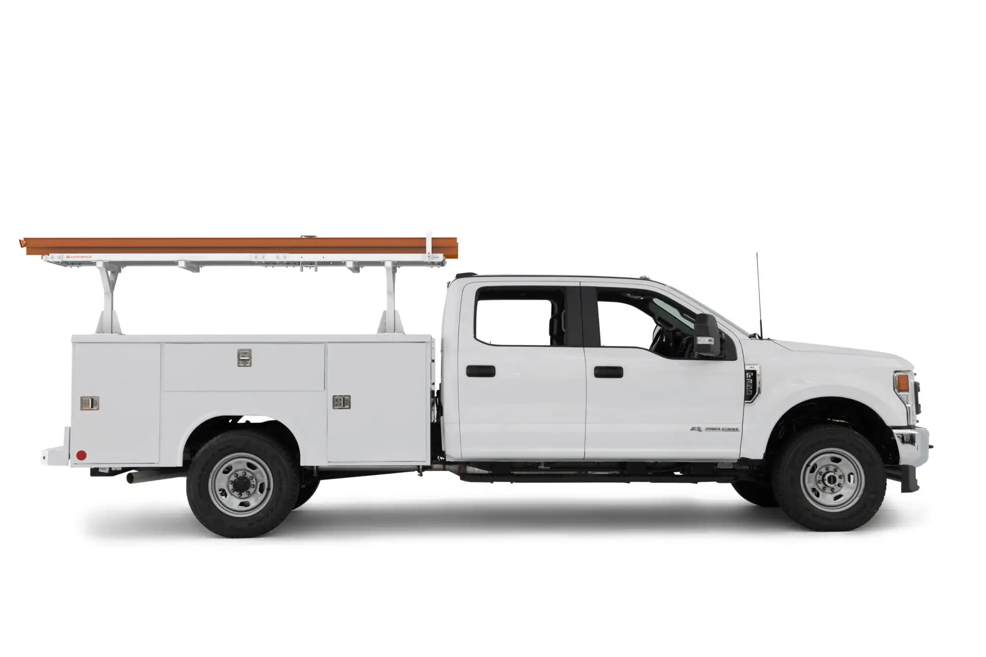 Locking Ladder Rack, Straight – Open Service Body, 10 & 11 ft