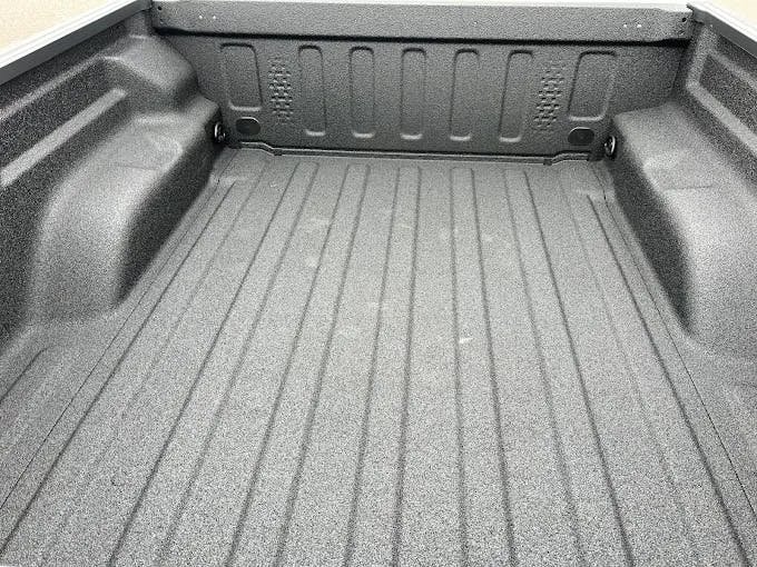 Completed bedliner installation