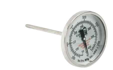 External Temperature Gauge, 2 in. Dial (0°F to 750°F)
