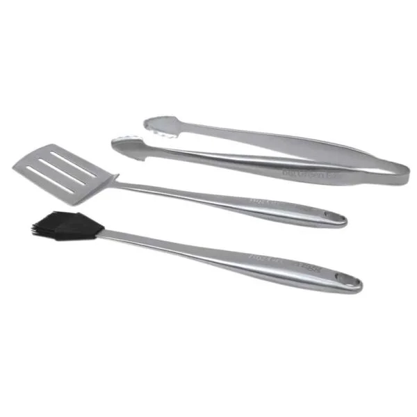 Stainless Steel BBQ Tool Set, 3-Piece