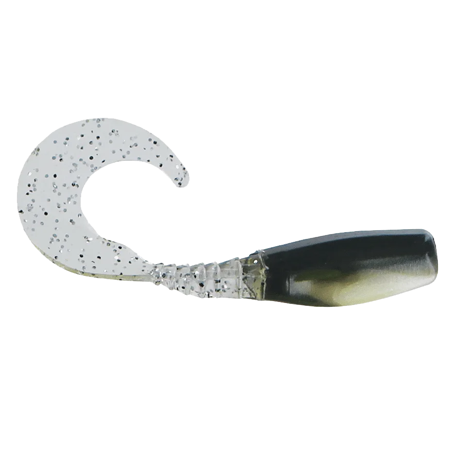 Big Bite Baits Curly Tail Crappie Minnr 2" - Tennessee Shad