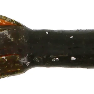 Big Bite Baits Tour Flipper Tube 4" - Green Pumpkin/Orange Tail