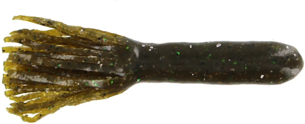 Big Bite Baits Tour Flipper Tube 4" - Green Pumpkin Money