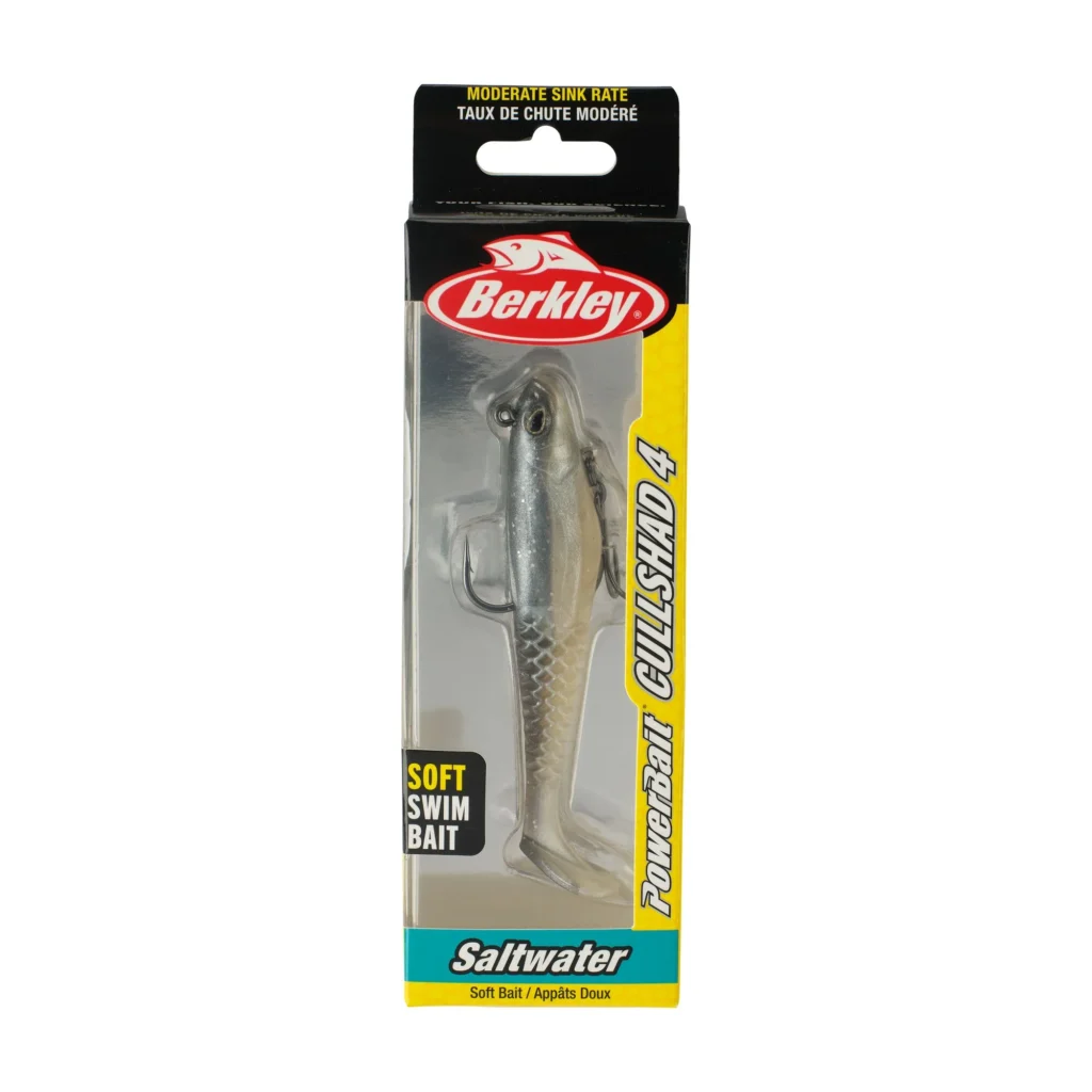 Berkley PowerBait Saltwater Pre-Rigged Cullshad 4" - Black Shad