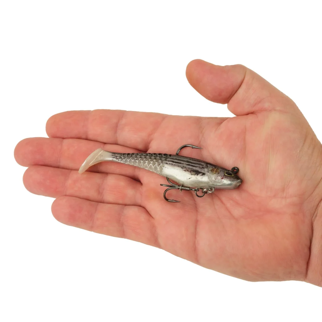 Berkley PowerBait Saltwater Pre-Rigged Cullshad 4" - Mullet
