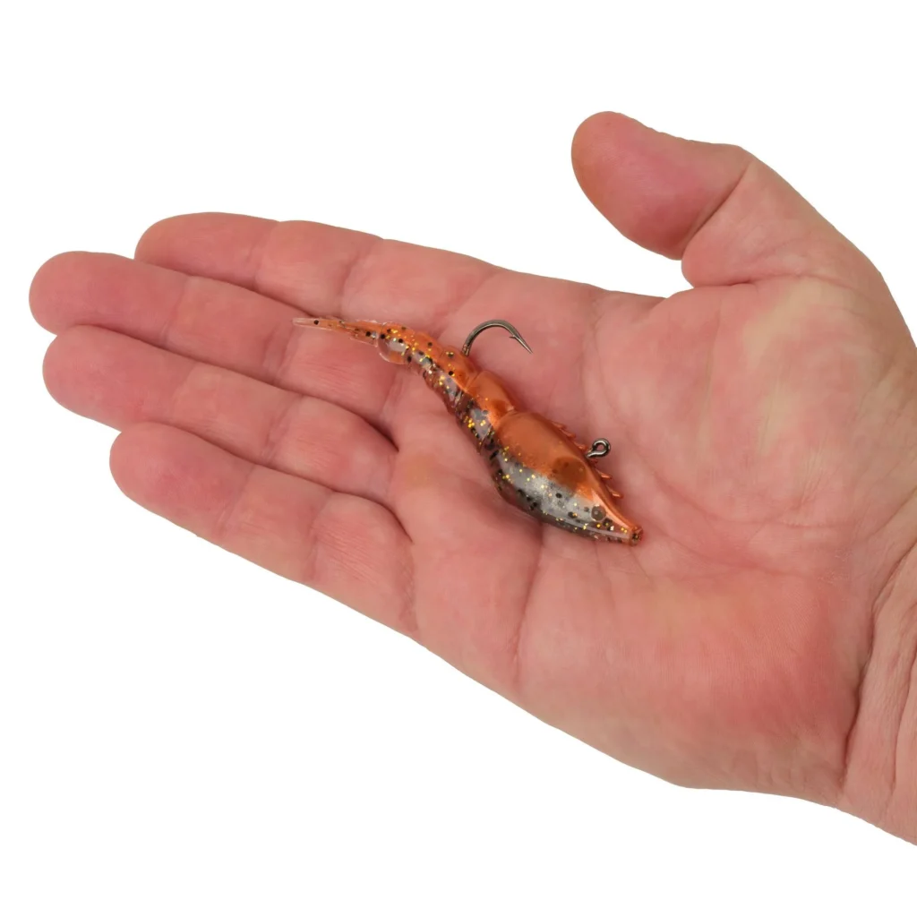 Berkley PowerBait Saltwater PowerSwitch Shrimp 3.5" - New Penny (3-Pack)