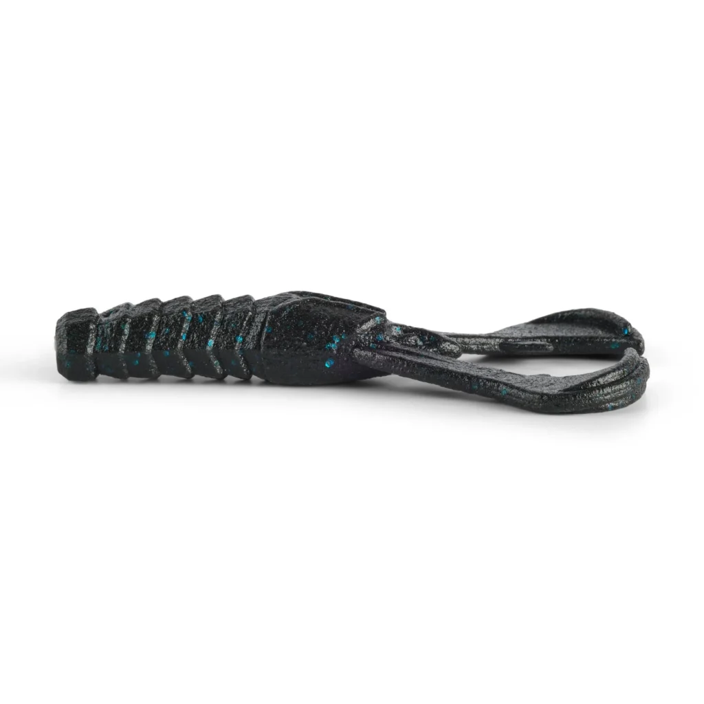 Berkley PowerBait MaxScent Crud Craw 4" - Black Blue Fleck