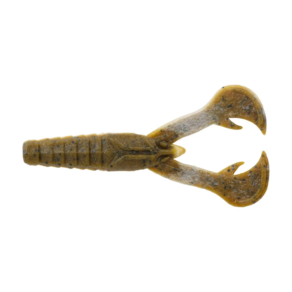 Berkley PowerBait MaxScent Crud Craw 4" - Green Pumpkin Pearl White