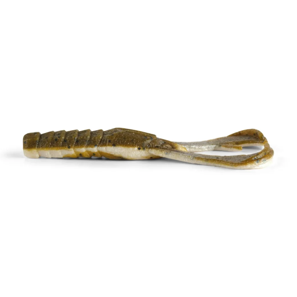 Berkley PowerBait MaxScent Crud Craw 4" - Green Pumpkin Pearl White
