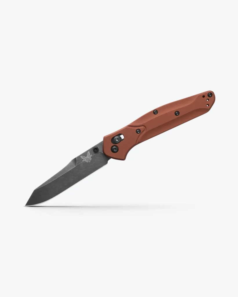 Benchmade Osborne Folding Knife - Burnt Copper Aluminum, Reverse Tanto