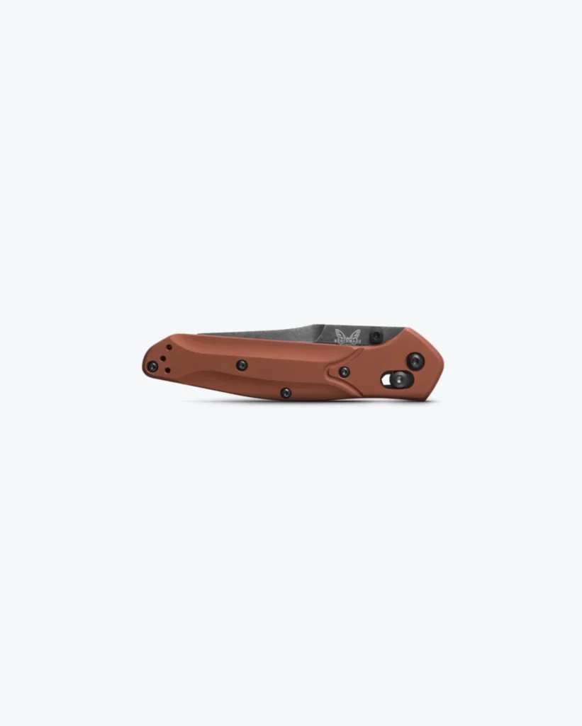 Benchmade Osborne Folding Knife - Burnt Copper Aluminum, Reverse Tanto