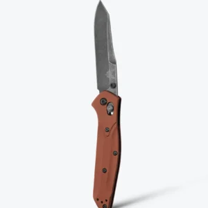 Benchmade Osborne Folding Knife - Burnt Copper Aluminum, Reverse Tanto