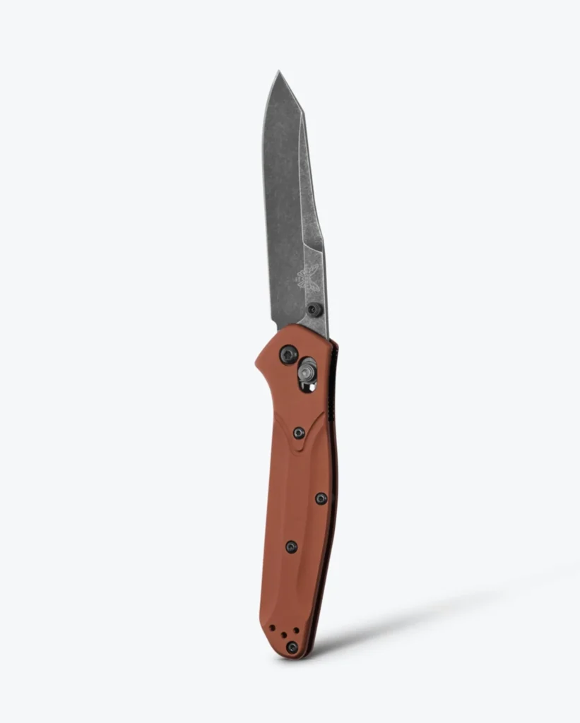 Benchmade Osborne Folding Knife - Burnt Copper Aluminum, Reverse Tanto