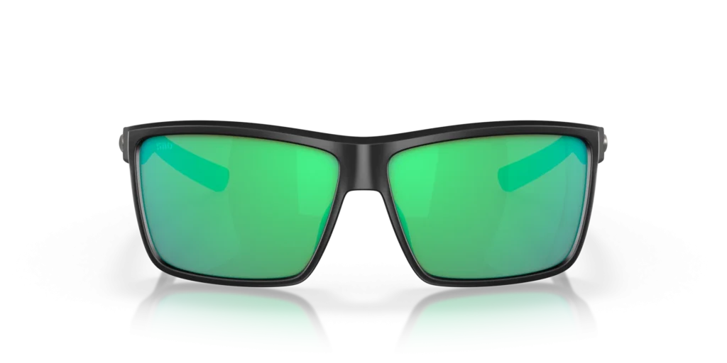 Costa Rinconcito 580G Polarized Sunglasses - Matte Black / Green Mirror