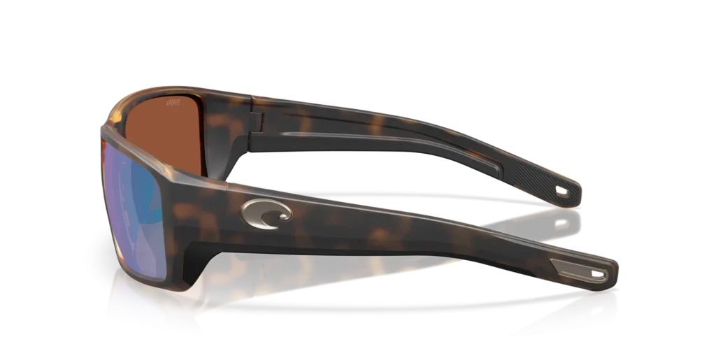 Costa Fantail PRO 580G Polarized Sunglasses - Matte Tortoise / Green Mirror