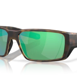 Costa Fantail PRO 580G Polarized Sunglasses - Matte Tortoise / Green Mirror