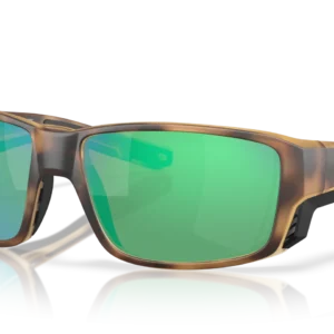 Costa Tuna Alley PRO 580G Polarized Sunglasses - Matte Tortoise / Green Mirror